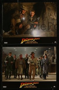 8f0104 INDIANA JONES & THE KINGDOM OF THE CRYSTAL SKULL 8 French LCs 2008 Harrison Ford, Karen Allen!