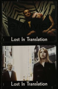 8f0108 LOST IN TRANSLATION 8 French LCs 2003 Bill Murray & Scarlett Johansson in Tokyo, Sofia Coppola