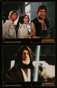 8f0115 STAR WARS TRILOGY 8 French LCs 1997 George Lucas, Empire Strikes Back, Return of the Jedi!