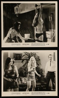 8g0335 BIG DOLL HOUSE 2 8x10 stills 1971 topless woman being whipped and cool gun scene!