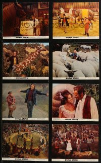 8g0460 DOCTOR DOLITTLE 8 color 8x10 stills R1969 Rex Harrison speaks with animals, directed by Richard Fleischer!