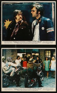 8g0504 EASY RIDER 2 color 8x10 stills 1969 Peter Fonda, Dennis Hopper & Jack Nicholson!