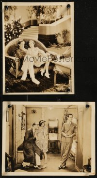 8g0428 UNTAMED 2 8x10 stills 1929 images of Joan Crawford & Robert Montgomery sitting and in hall!