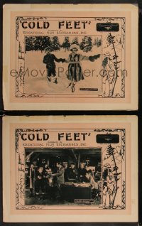 8g1159 COLD FEET 2 LCs 1922 Viora Daniel, Harry Edwards, Henry Murdock, ultra rare!