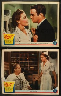 8g1174 DR. KILDARE'S CRISIS 2 LCs 1940 cool images of Lew Ayres and top cast!