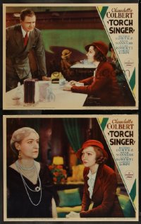 8g1247 TORCH SINGER 2 LCs 1933 Claudette Colbert gives child up for adoption but can't forget, rare!