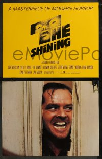 8g0547 SHINING 13 color 11x14 stills 1980 King & Kubrick, Shelley Duvall, Jack Nicholson, Bass!