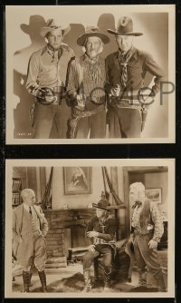 8g0231 3 ON THE TRAIL 4 8x10 stills 1936 images of William Boyd as Hopalong Cassidy, Jimmy Ellison!