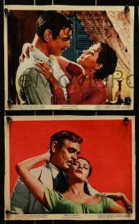 8g0440 BAND OF ANGELS 12 color 8.25x10 stills 1957 Clark Gable, beautiful slave mistress Yvonne De Carlo!