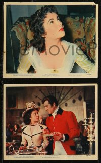 8g0450 BEAU BRUMMELL 11 color 8x10 stills 1954 Elizabeth Taylor & Stewart Granger, Peter Ustinov!