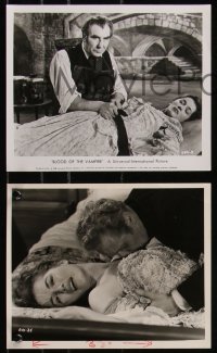 8g0099 BLOOD OF THE VAMPIRE 11 8x10 stills 1959 Universal horror, with great monster images!