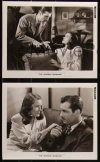8g0102 BRASHER DOUBLOON 11 8x10 stills 1947 George Montgomery & Nancy Guild, Raymond Chandler noir!