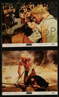 8g0459 DOC SAVAGE 8 8x10 mini LCs 1975 Ron Ely is The Man of Bronze, written by George Pal!
