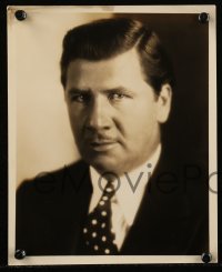 8g0354 GEORGE BANCROFT 2 8x10 stills 1920s with Evelyn Brent in The Showdown and close-up!
