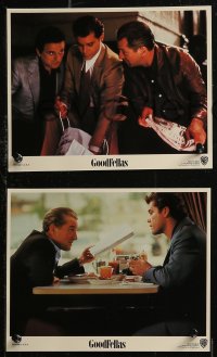 8g0464 GOODFELLAS 8 8x10 mini LCs 1990 Robert De Niro, Joe Pesci, Ray Liotta, Paul Sorvino, Scorsese