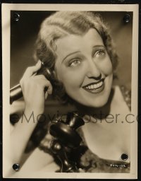8g0371 JEANETTE MACDONALD 2 8x10 stills 1930s great smiling close-up portraits of the star!