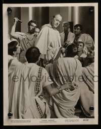 8g0375 JULIUS CAESAR 2 8x10 stills 1953 Marlon Brando, Mason, Gielgud, Calhern, Shakespeare!