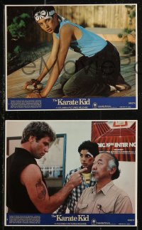 8g0468 KARATE KID 8 8x10 mini LCs 1984 Pat Morita, Ralph Macchio, Shue, teen martial arts classic!