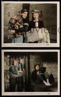 8g0470 LONG GRAY LINE 8 color 8x10 stills 1954 great images of Tyrone Power, West Point cadets!