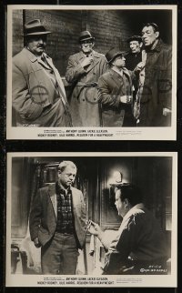 8g0016 REQUIEM FOR A HEAVYWEIGHT 28 8x10 stills 1962 Anthony Quinn, Jackie Gleason, Rooney, boxing!