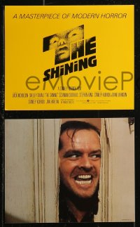 8g0454 SHINING 9 8x10 mini LCs 1980 Stephen King & Stanley Kubrick, Jack Nicholson, Shelley Duvall!