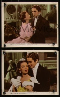 8g0436 SUEZ 16 color 8x10 stills 1938 great images of suave Tyrone Power with pretty Loretta Young!