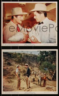8g0448 TREASURE OF PANCHO VILLA 12 color 8x10 stills 1956 Rory Calhoun, Shelley Winters & Roland!