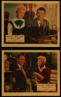 8g0524 YOUNG AT HEART 3 color English FOH LCs 1954 Doris Day, Frank Sinatra, Ethel Barrymore!