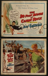 8g0564 30 FOOT BRIDE OF CANDY ROCK 8 LCs 1959 cool images of giant Dorothy Provine & Lou Costello!