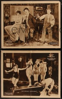 8g1040 ARE BLOND MEN BASHFUL 3 LCs 1924 Hal Roach, Arthur Stone, Jack Cooper, Finlayson, ultra rare!