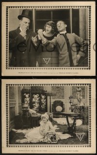 8g1041 BACHELOR'S FINISH 3 LCs 1917 Mack Sennett, John Francis Dillon, Lillian Biron, ultra rare!