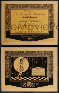 8g0854 BARNYARD CAVALIER 7 LCs 1922 Bobby Vernon, Viora Daniel, Ward Caulfield, ultra rare!
