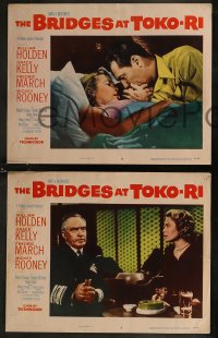 8g0603 BRIDGES AT TOKO-RI 8 LCs 1954 James Michener, Grace Kelly, William Holden, March, Rooney!