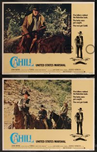 8g0607 CAHILL 8 LCs 1973 classic United States Marshall big John Wayne, George Kennedy!