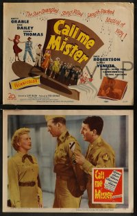 8g0608 CALL ME MISTER 8 LCs 1951 Betty Grable, Dan Dailey, Danny Thomas, Dale Robertson!