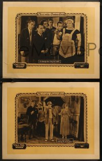 8g1049 CALL THE WAGON 3 LCs 1923 Neal Burns pretends to be butler to ward of suitors, ultra rare!