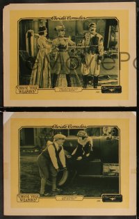 8g0983 CHOOSE YOUR WEAPONS 4 LCs 1922 Bobby Vernon, Charlotte Stevens, WWI, ultra rare!