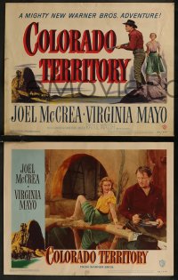 8g0618 COLORADO TERRITORY 8 LCs 1949 Virginia Mayo, McCrea is a man with a price on his head!