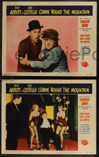 8g0860 COMIN' ROUND THE MOUNTAIN 7 LCs 1951 Bud Abbott & Lou Costello, wacky hillbillies!