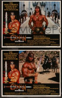 8g0620 CONAN THE DESTROYER 8 LCs 1984 Arnold Schwarzenegger is the most powerful legend of all!