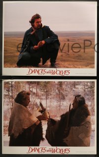 8g0887 DANCES WITH WOLVES 6 LCs 1990 Graham Greene, Kevin Costner & Native American Indians!