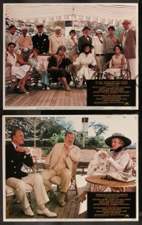 8g0631 DEATH ON THE NILE 8 LCs 1978 Peter Ustinov, David Niven, Mia Farrow, top cast, Agatha Christie