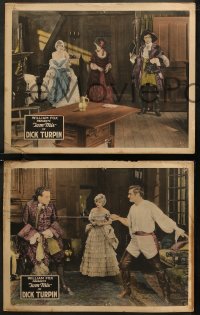 8g1056 DICK TURPIN 3 LCs 1925 Tom Mix & Kathleen Myers in period English costumes!