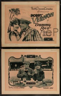 8g0642 DUMMY LOVE 8 LCs 1926 great images of wacky Bobby Vernon, Frances Lee, ultra rare!
