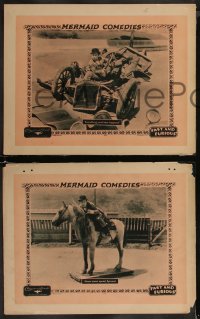 8g0932 FAST & FURIOUS 5 LCs 1924 Norman Taurog's Mermaid Comedies, wacky Lige Conley, ultra rare!