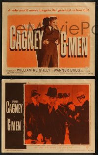 8g0665 G-MEN 8 LCs R1949 great images of good guy James Cagney in a role you will never forget!!
