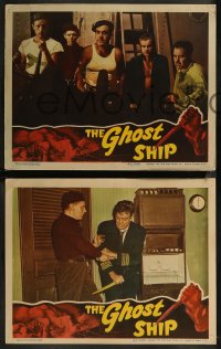 8g1067 GHOST SHIP 3 LCs 1943 directed by Mark Robson, produced by Val Lewton, mad Richard Dix!
