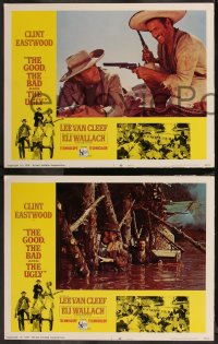 8g0678 GOOD, THE BAD & THE UGLY 8 LCs 1968 Clint Eastwood, Van Cleef, Eli Wallach, Leone classic!