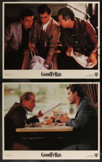 8g0679 GOODFELLAS 8 LCs 1990 Robert De Niro. Ray Liotta, Joe Pesci, Martin Scorsese Mafia classic!