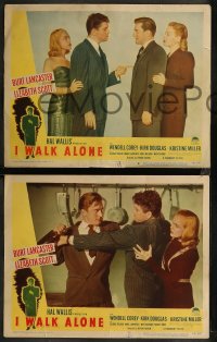 8g1077 I WALK ALONE 3 LCs 1948 great images of Lizabeth Scott, Burt Lancaster, Kirk Douglas!